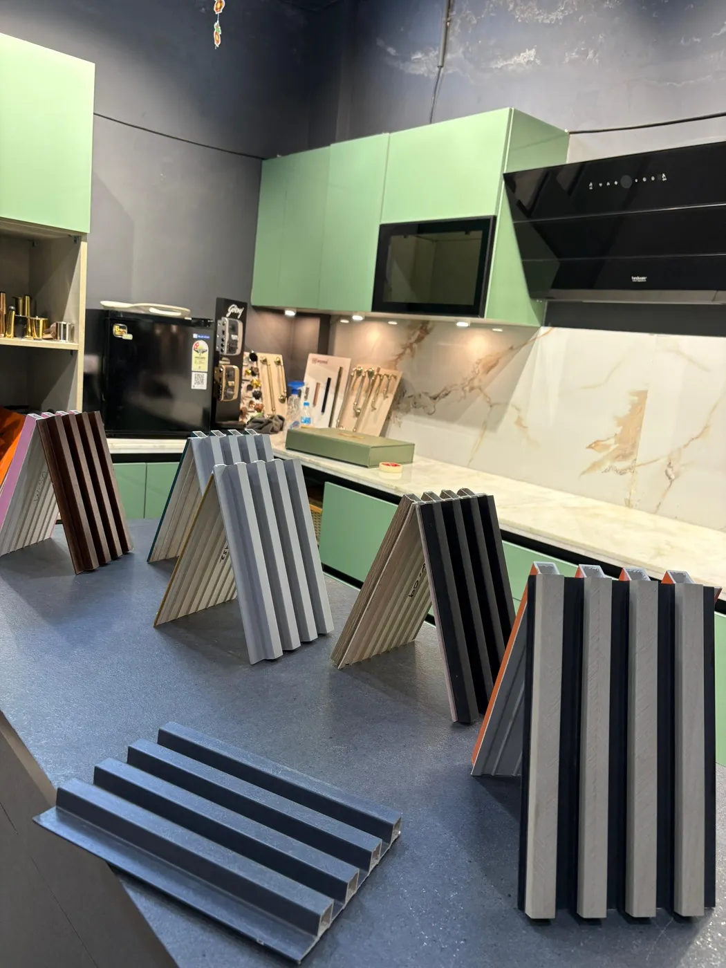 Inside the Sri Sri Plywoods showroom