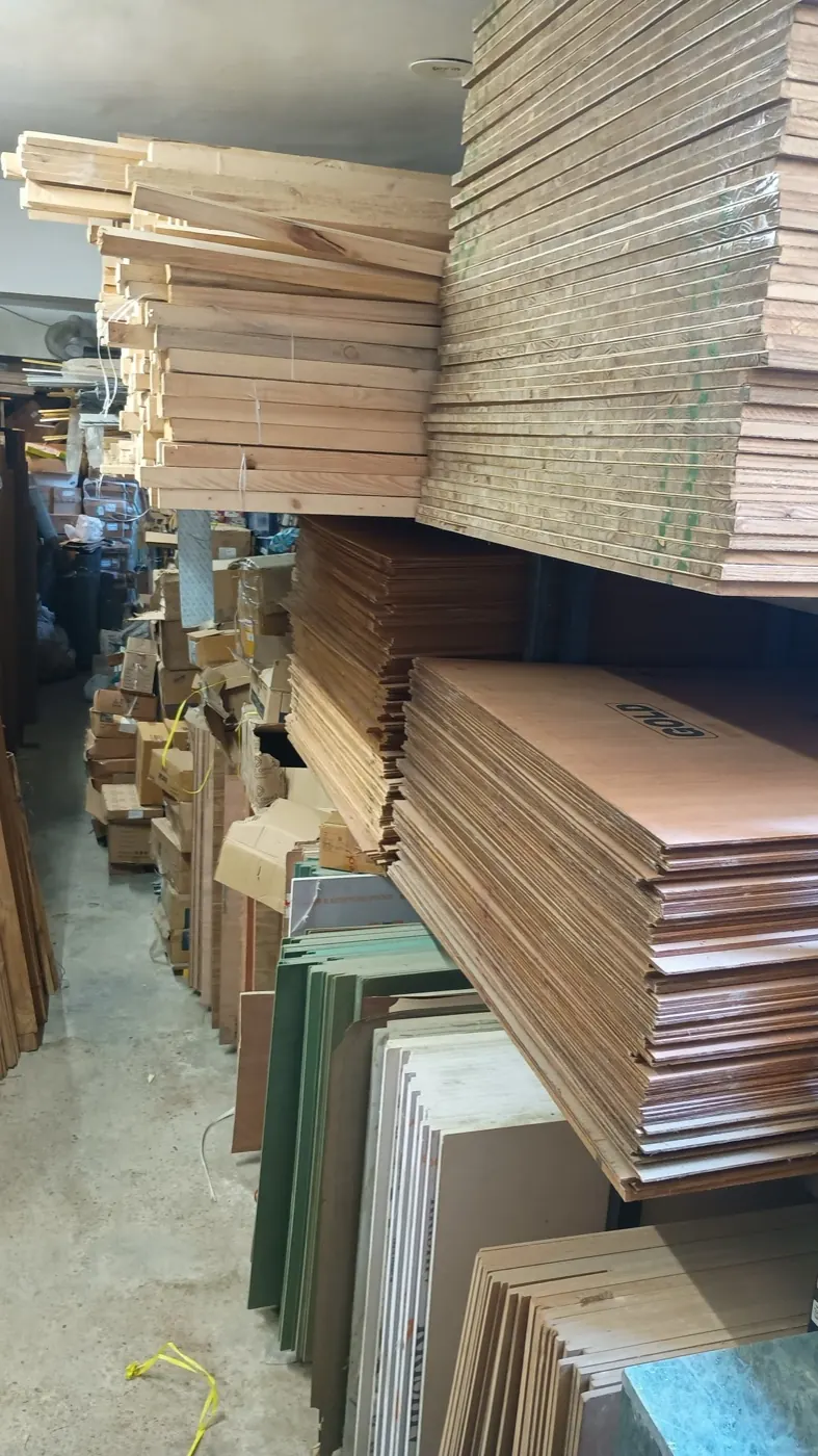 Inside the Sri Sri Plywoods showroom