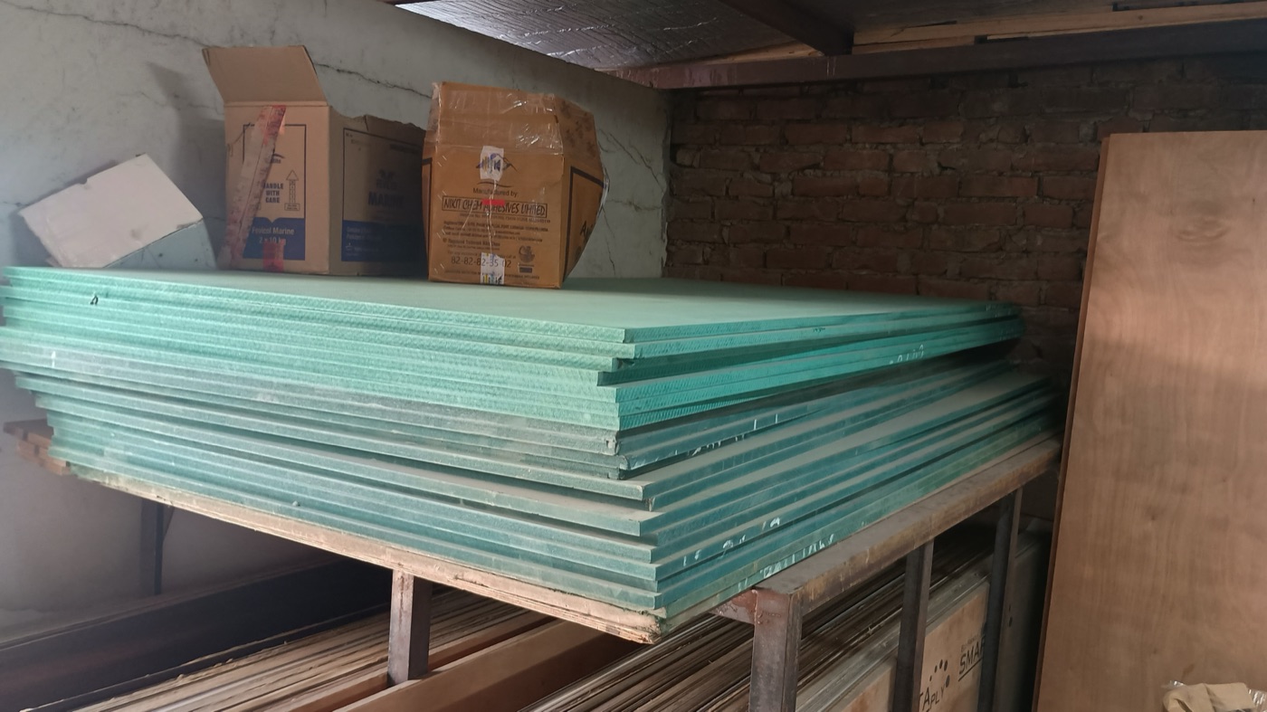 Warehouse aisle